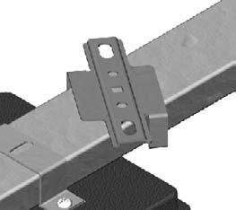See Figure 8 Fasten the 5 (127) punched angle and the rail support bracket locks to the rail support bracket.