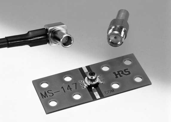DC to 6Hz Ultra-Small Coaxial Switch MS-147 Series Outline The ultra-small MS-147 coaxial switch series was developed for the portable terminal interface and for inspection of microwave boards