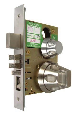 Series 5SS55 Institutional Life Safety Mortise Locksets - Knobs Performance Specifications: Life Test: 1,500,000 cycles minimum.