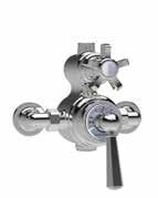 BDM-BLO-410- Built-in 3/4 Stop Valve with Mingus Black Rounded Porcelain Lever Article No.