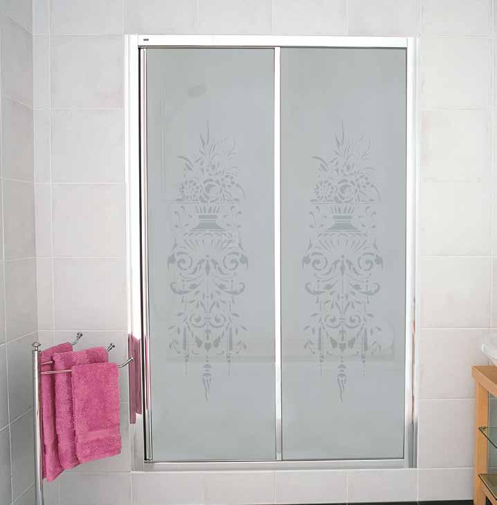 St.James Sliding Door and Panel 5 mm Toughened Glass 1400 mm wide x 1880 mm High Right Hand Article No. BDD-BLO-SJ-140- Left Hand Article No.