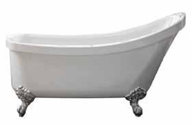 Somerset Freestanding Bath Tub in Marble Quartz with Overflow without Waste Fittings 1750 x 850 x 570 mm Article No.