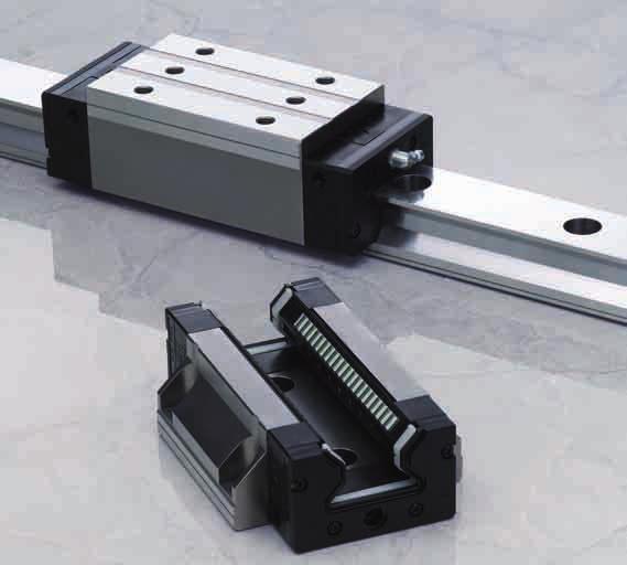 NSK Linear Guides A roller guide series employing advanced analysis technology offers super-high load capacity