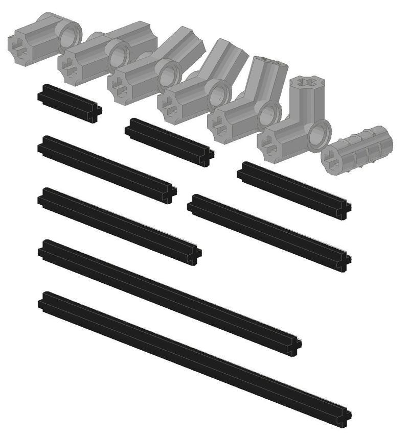 Axles & Angle Connectors Axles can be used for more than just