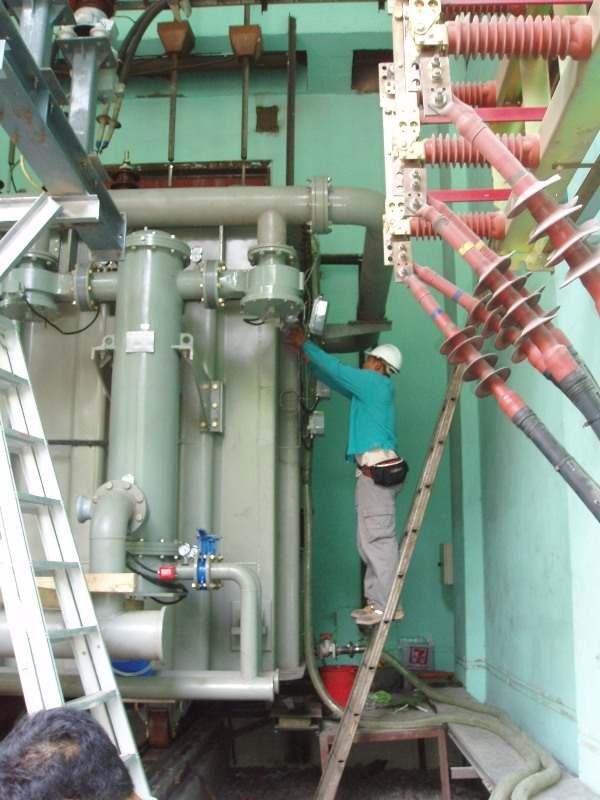 OUR PHOTOS Installation, testing and comissioning of 45MVA Furnace Transformer at Malaysia Steel Work Nov 2007 Installation reactor and XLPE cable at 132kV substation at Malaysia Steel Work Nov