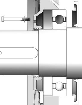 basic diagram). - Tighten the bottom inner bearing cap screws (78), remove the threaded rod and fit the other screws. - Tighten the shield screws (31). - Refit the air outlet grille (33).