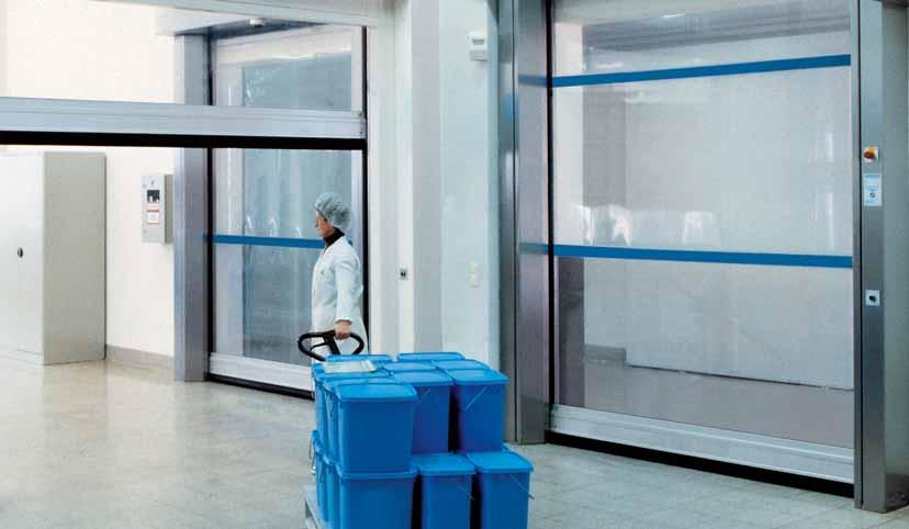 V 3015 Clean Transparency for Clean Rooms in the Chemical and Pharmaceutical Industries Special curtain for pressure differences Air purification in clean rooms can result in pressure differences