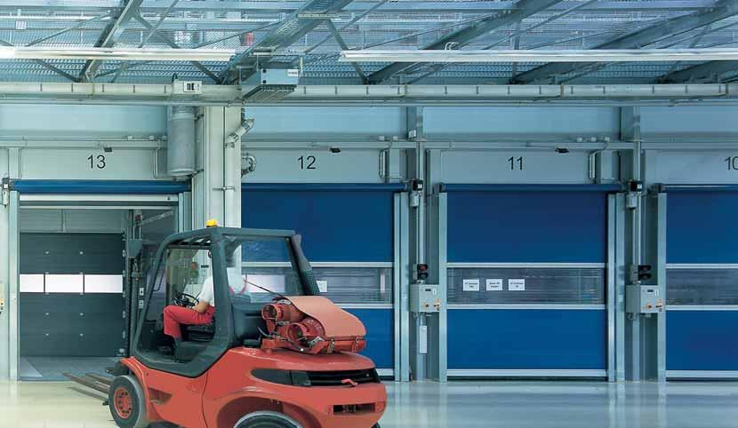Speed, reliability, safety and efficiency are the distinguishing features of Hörmann industrial door systems.
