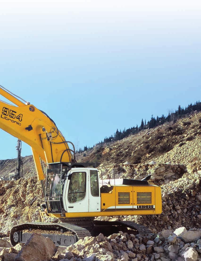 Performance Liebherr crawler excavators feature state-of-the-art technology and high-quality workmanship.