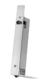 Constant Latching Flush Bolts - Wood Doors FB60 Series for Wood Doors Constant Latching inactive door remains latched until the active door is opened, releasing the automatic bottom bolt and then the