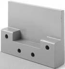 Coordinators - Mounting Brackets Mounting Brackets MB1 and MB2 Allows stop mounted hardware to be properly installed without damaging the COR coordinator, such as a parallel arm closer or a