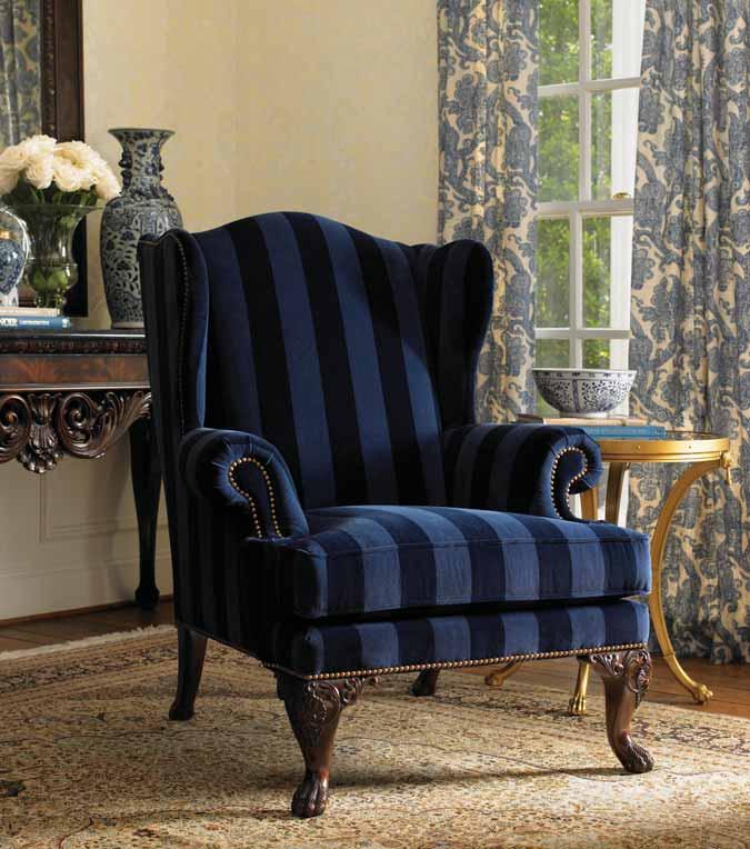 HAVILAND WING CHAIR 7104-11 36W x 38D x 47H in.