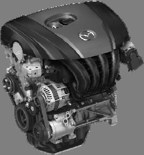SKYACTIV-G - 15% improvement in low-mid range torque - 15% improvement in fuel economy - Reduced pumping loss - Reduced weight and mechanical friction [Environmental performance of CX-5/SKYACTIV-G 2.