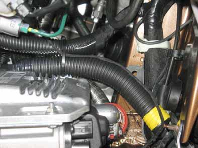 Attach original vehicle wiring harness [x] to premounted angle