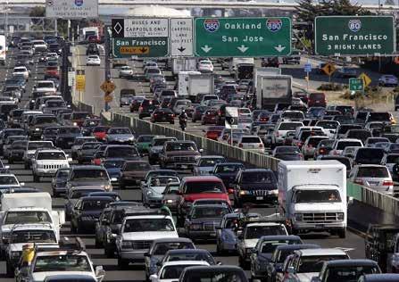 Average commuter in #1, Los Angeles, stuck in traffic for 81 hours!