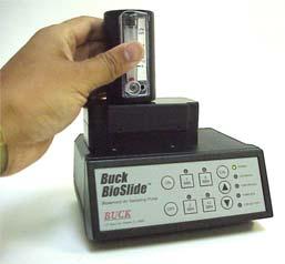 Operating Instructions Model B1020 Sampling Setup 1. Fully charge the pump to be assured of the maximum sampling time. 2.