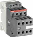 NFZ contactor relays cover control voltages between...250 V 50/60 Hz or 12...250 V DC NFZ contactor relays allow direct control by PLC-output V DC 500 ma and obtain a reduced holding coil consumption.