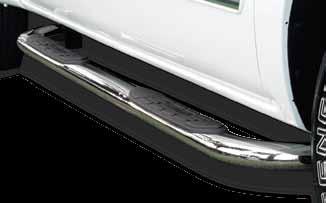 Chrome Finishes Available Triple-nickel chrome 4 Oval Side Bars 371291 04-08
