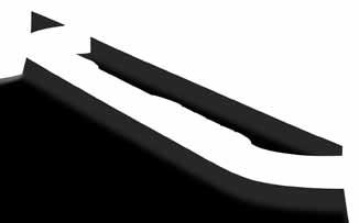 Black 4 Oval side bars Cab length, sleek contemporary design to accent each