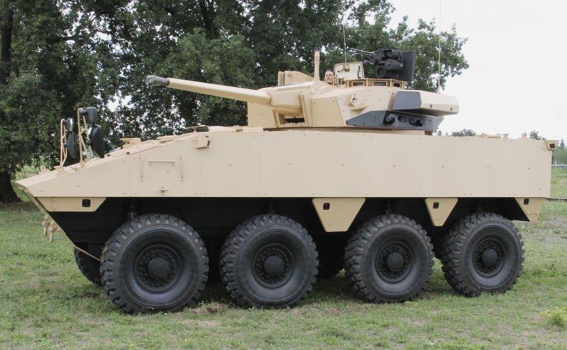 The latest Nexter Systems VBCI-2 8x8 infantry fighting vehicles feature a new Nexter Systems two-person turret armed with the 40 mm Case Telescoped Armament System.