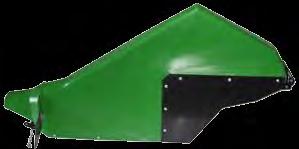 P3S20-40A Poly III 20" Center Snout Assembly, JD Green 442, 642, 842, 1242, 1642 P3FS20-40A Poly III 20" Fender Snout Assembly,