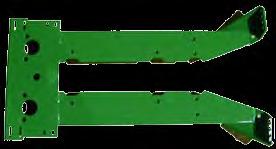 John Deere Corn Head Row Unit Deck Plates N102068-N Right & Left Hand Deck Plate (High Tin) 443, 643, 843, 1243, 444, 644, 844, 1244 N102068 H94952-N Right & Left Hand Deck Plate (Low