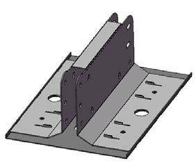 Step 3. Create tilt bracket cover and base assembly Attach the tilt bracket cover to the tilt bracket base.