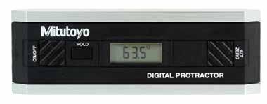 Digital Protractor SERIES 950 These digital protractors present inclination values on an easy-to-read LCD.