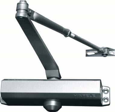 Door closer HS 950 StarTec Hydraulic latching action valve adjustable Suitable for DIN right hand and DIN left hand Closing force according to EN 115 Closing force size EN3 Door width size 850 950 mm