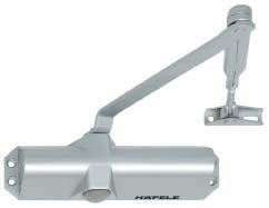 Door closer DCL 110 StarTec Latching action valve adjustable Backcheck valve adjustable Suitable for DIN right hand and DIN left hand Closing force acccording to EN 115 Closing force size EN3 Door