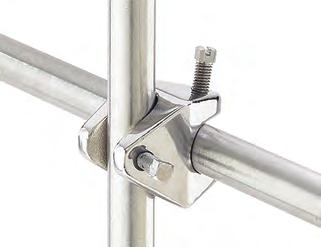 Stainless steel electro-polished finish or nickel-plated zinc construction. Material Min. to Max.