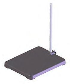 1217G83 with rod Rectangular Base Support Stand, cast iron Description Dimensions Part Number Price Rectangular Base (only) 4 x 6" (102 x 152mm)