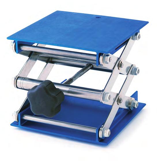 LAB-LIFTS Talboys Aluminum Lab-Lifts Exceptional stability and durability Aluminum construction Three convenient sizes Aluminum Lab-Lifts provide stable height adjustment for various items in the lab