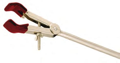 Clamps are constructed with round extension arms, which allow the clamps to be rotated 360.