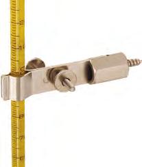 24 to 0.32") 159mm (6.26") 2824B33 $32.70 2824B33 Thermometer / Thermocouple Extension Clamp Lightweight clamp holds glass tubing/thermometers or thermocouples up to 178mm (7") from support rod.