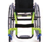 Additional features include: Flared seat and inset backrest to fit small children and provide better access