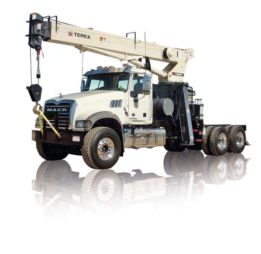 19 USt Lifting Capacity Boom Truck Crane Datasheet Imperial Features 19 USt @ 5 ft capacity at rated distance from center of rotation 51 ft