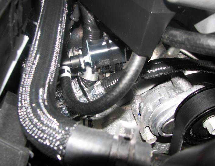 10. Install the stock throttle body with O-Ring and plug in connector.