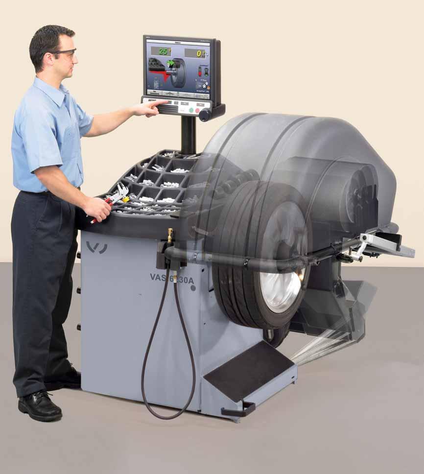 VAS 6230A Road Force Measurement Specifications * Power Requirements: Air Supply Requirements: Motor: Shipping Weight: Copyright 2007, Hunter Engineering Company 230 V (+10% -15%), 10 amp, 50/60 Hz,