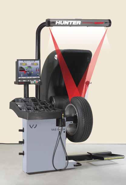 The loaded roller detects non-balance, radial-forcerelated vibrations caused by eccentricity and constructional variation of the tire