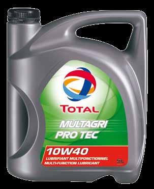 MULTAGRI PRO-TEC 10W-40 is intended for the lubrication of all mechanical parts in tractors, agricultural and related machinery in all seasons of the year.