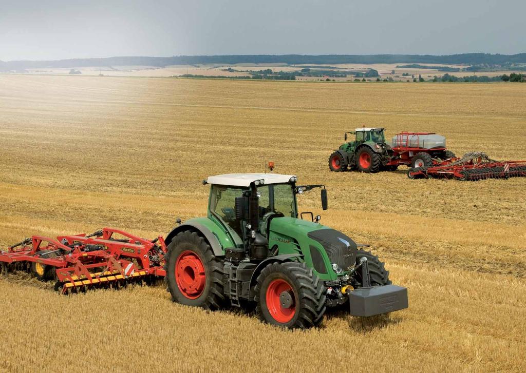 18 The Fendt 900 Vario in the field 19 The high performer with up to 20 percent more grip The 900 Vario also plays a leading role in the field.