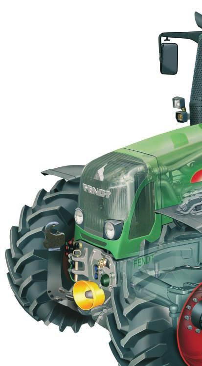 Overview of technology The third generation Fendt 700 Vario is a consequent further development of the successful tractor range with stepless drive. The result is enhanced performance.