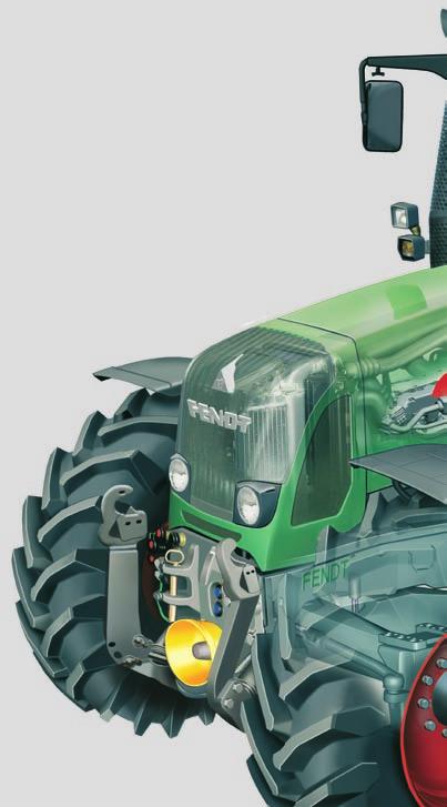 Overview of technology The third generation Fendt 700 Vario is a consequent further development of the successful tractor range with stepless drive. The result is enhanced performance.