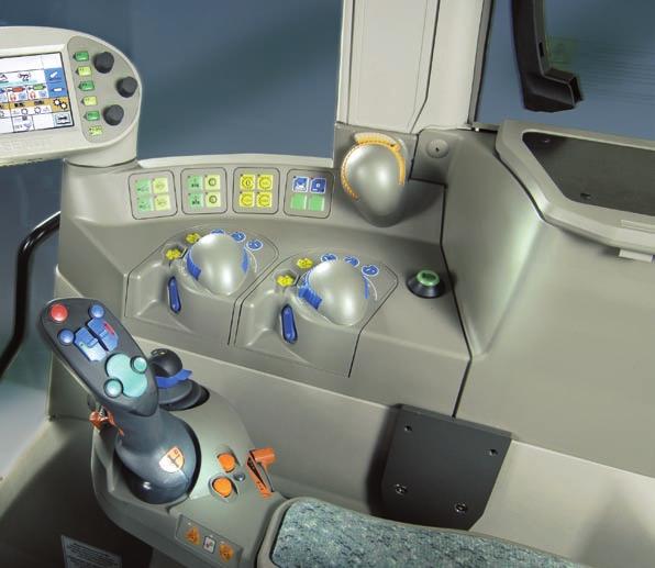 Convenient operation with the Fendt multi-function joystick Cruise control function Stepless
