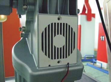 Fan cooling machine reduce the motor temperature by