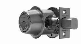 B500 Series - Deadbolt ABS-AMERICAN BUILDING SUPPLY, INC. Schlage - B500 Deadbolts Certifications: ANSI A156.5, 2001, Grade 2. Available UL Listed for three-hour fire door.