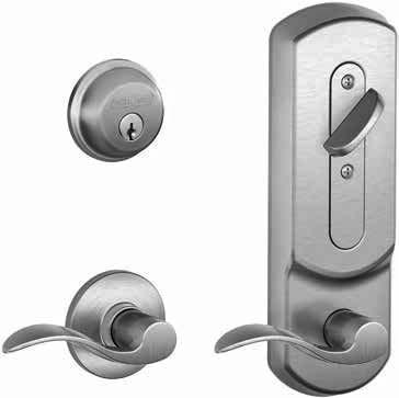 Schlage - CS210 Residential Interconnected Locks CS210F Locks Standard Features: Certification: ANSI/BHMA Certified A156.