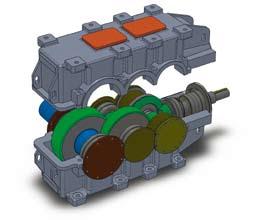Standard version of the gearbox can work within range of environment temperatures from -30 o C to +40 o C.