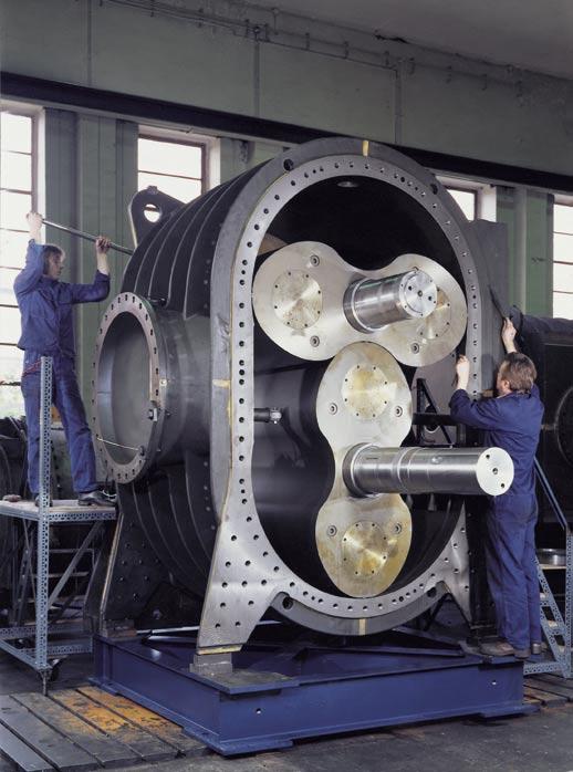 The largest Aerzen Positive Displacement Blower for the oil-free conveying and compression of 65.